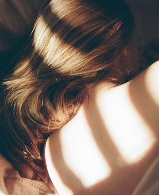 Woman's exposed back