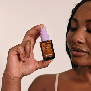 By Sarah Saviour Moisture Mask with model