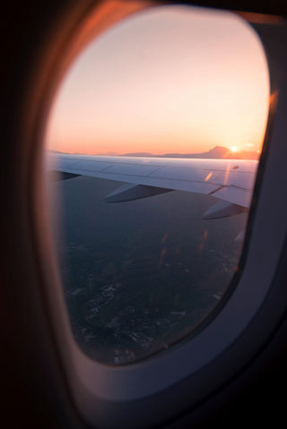 View from an aeroplane window