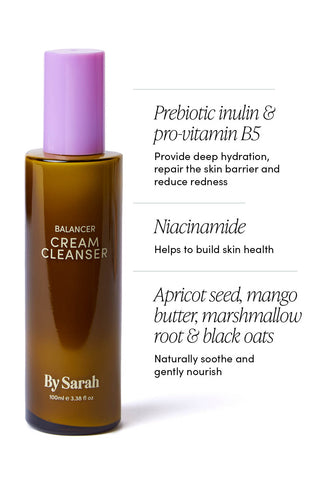 By Sarah Balancer Cream Cleanser ingredients